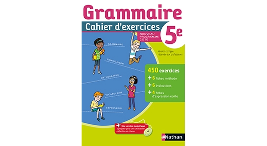 Cahier D´exercices De Grammaire 5e (2016) - Site Compagnon | Éditions ...