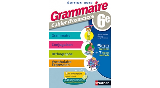 Cahier D´exercices De Grammaire 6e (2013) - Site Compagnon | Éditions ...