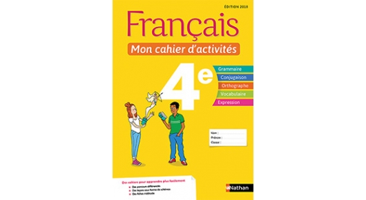 Français - Mon cahier d'activités 4e (2018) - Site compagnon | Éditions