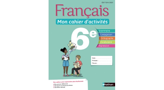 Français - Mon cahier d'activités 6e (2019) - Site compagnon | Éditions